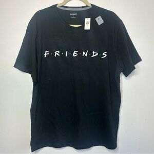 Old Navy Black FRIENDS TV Show Men Or Women Tee Tshirt XL NWT